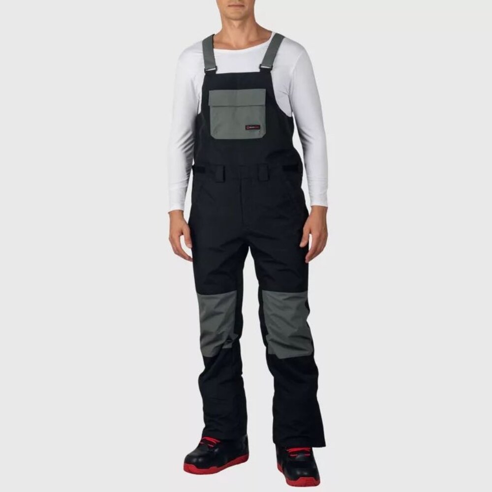 Alpine Swiss Mens Snow Bib 10K Waterproof Ski Overalls Insulated Snowboard Pants